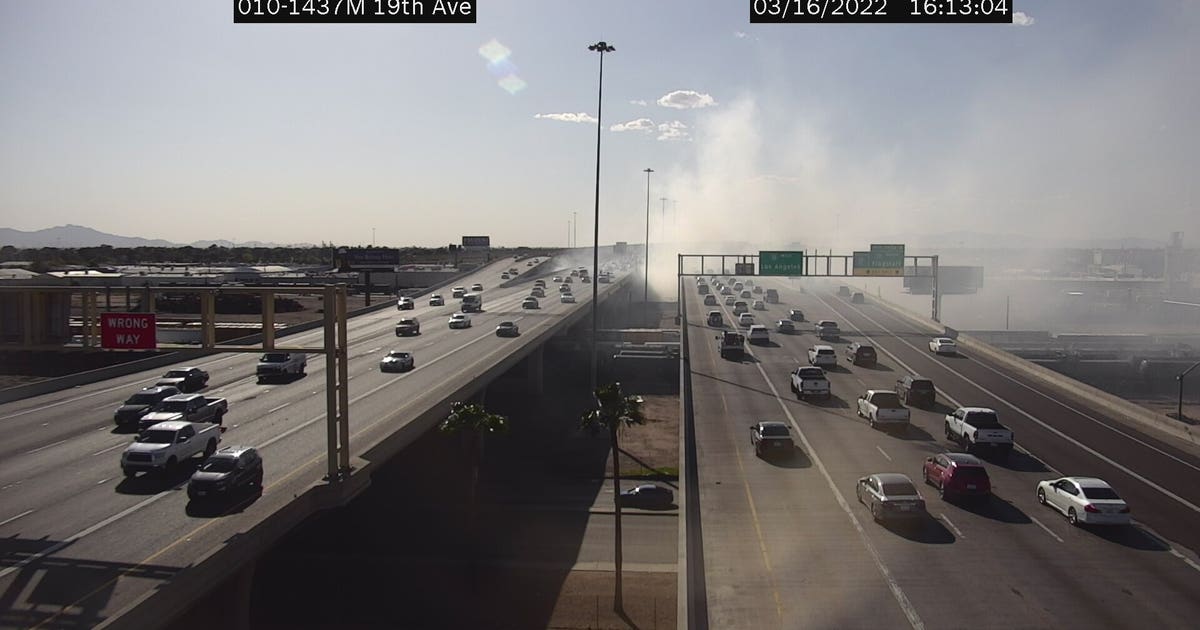 Crews put out debris fire burning under I-10 near Downtown Phoenix ...
