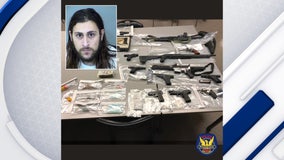 'Fetty Jeff' arrested after police seize fentanyl, meth, mushrooms, guns in north Phoenix drug bust