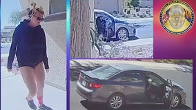 Valentine's Day theft: Porch pirate seen stealing packages from Peoria home, police say