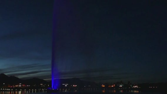 Arizona landmarks show support for Ukraine