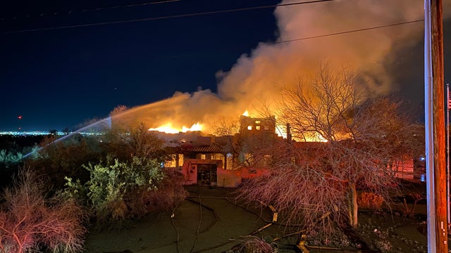 Crews battle house fire near South Mountain in Phoenix; no injuries reported
