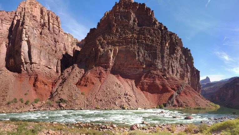 Colorado River at Hance Rapid Grand Canyon NPS