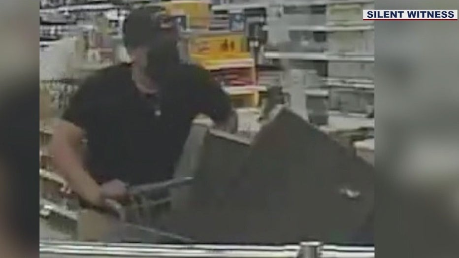 Walgreens robbery suspect on Feb. 28