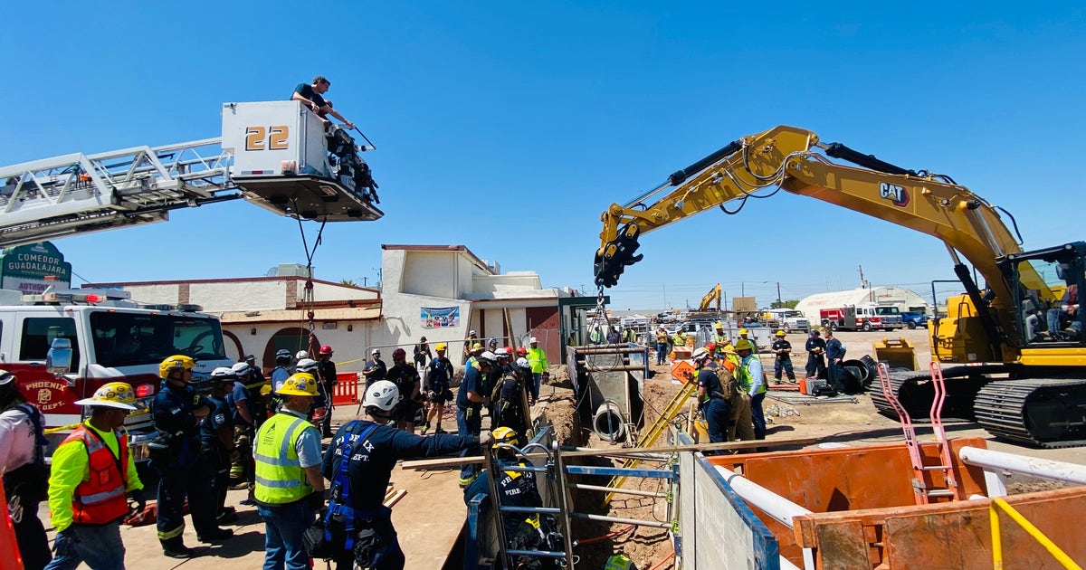 Construction worker rescued after falling into 8-foot trench in Phoenix ...