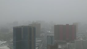 Dust storm batters Las Vegas; National Weather Service issued warning for area