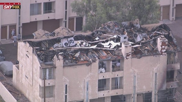 Multiple people displaced following apartment fire in Mesa