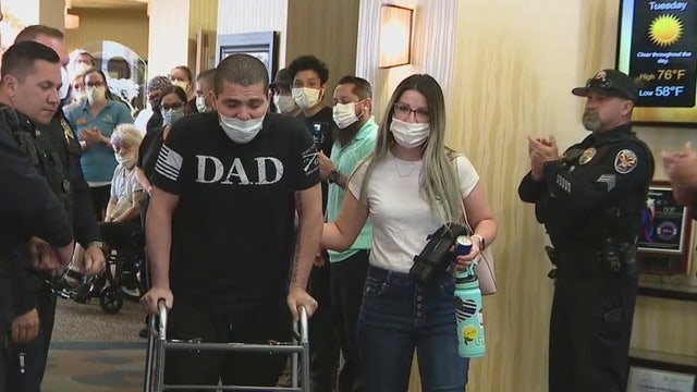 Yavapai-Apache officer released from rehab center months after being shot by suspect