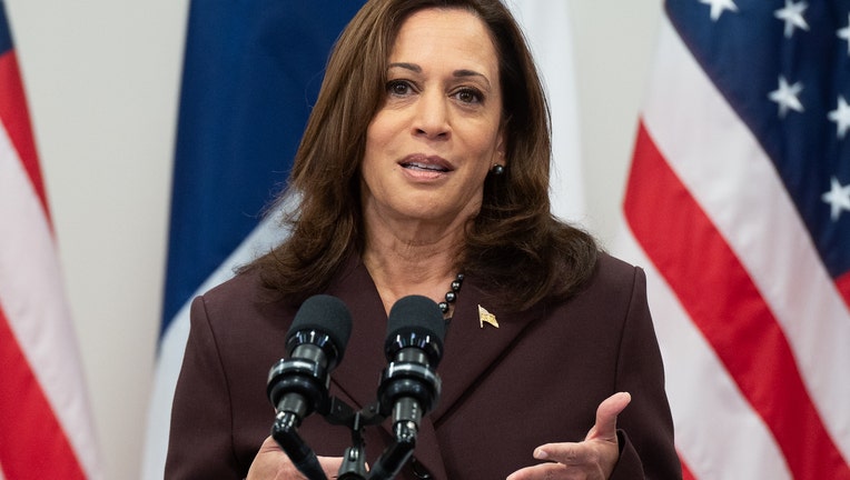 ca5b9ce3-U.S. Vice President Kamala Harris News Conference in Paris