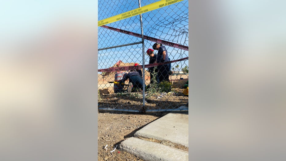 Man pulled from Phoenix trench