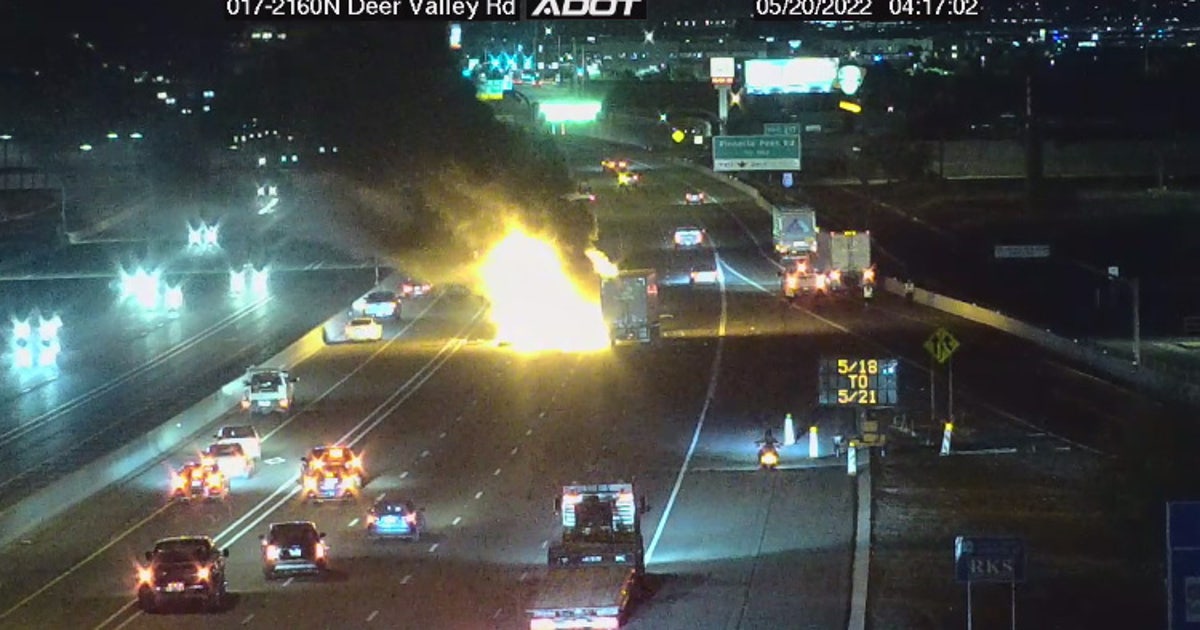 1 dead in fiery semi-truck crash on I-17 in north Phoenix | FOX 10 Phoenix