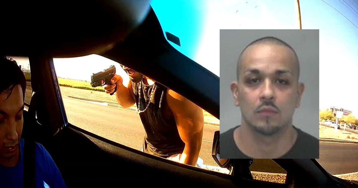 Armed Arizona road rage suspect arrested after dash cam caught him ...