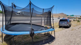Dust devil lifts trampoline over 50 feet into air, tosses it onto I-10 in Tucson