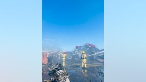Firefighters extinguish junkyard fire in south Phoenix