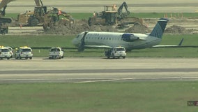Plane with 16 onboard 'skids off runway' at Bush Intercontinental Airport - Houston