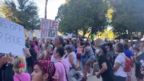 'Bans Off Our Bodies' demonstration at Arizona Capitol brings out pro-choice, pro-life supporters