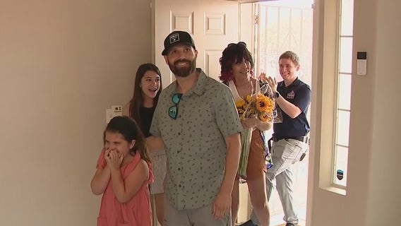 Wounded veteran, his family gifted brand-new Mesa home, mortgage-free