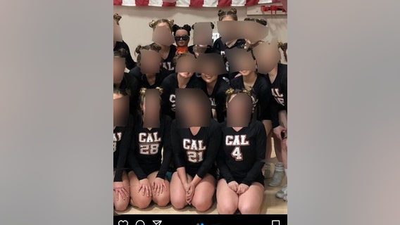 East Bay cheer team under fire for posing with Black mannequin as mascot