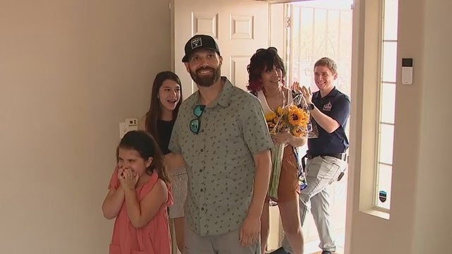 Wounded veteran, his family gifted brand-new Mesa home, mortgage-free