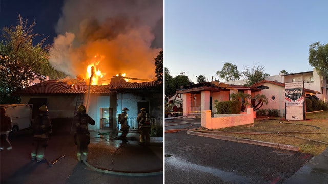 12 people displaced after fire burns church near downtown Phoenix