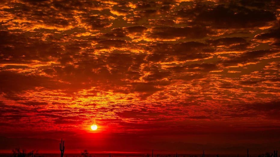 That sky is on fire! Thanks Dmitriy (Instagram: dmitriyt7281) for sharing this amazing photo with us all!
