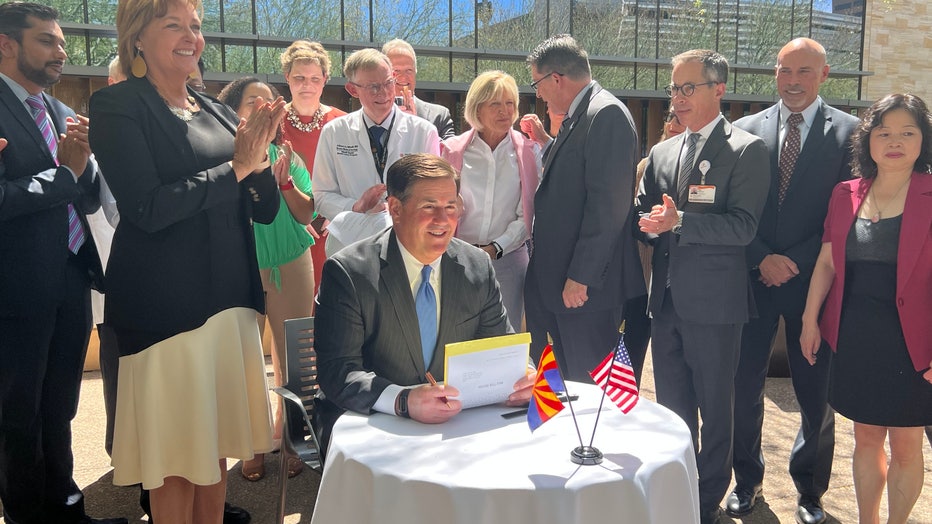 Ducey signs a bill expanding access for cancer biomarker tests.