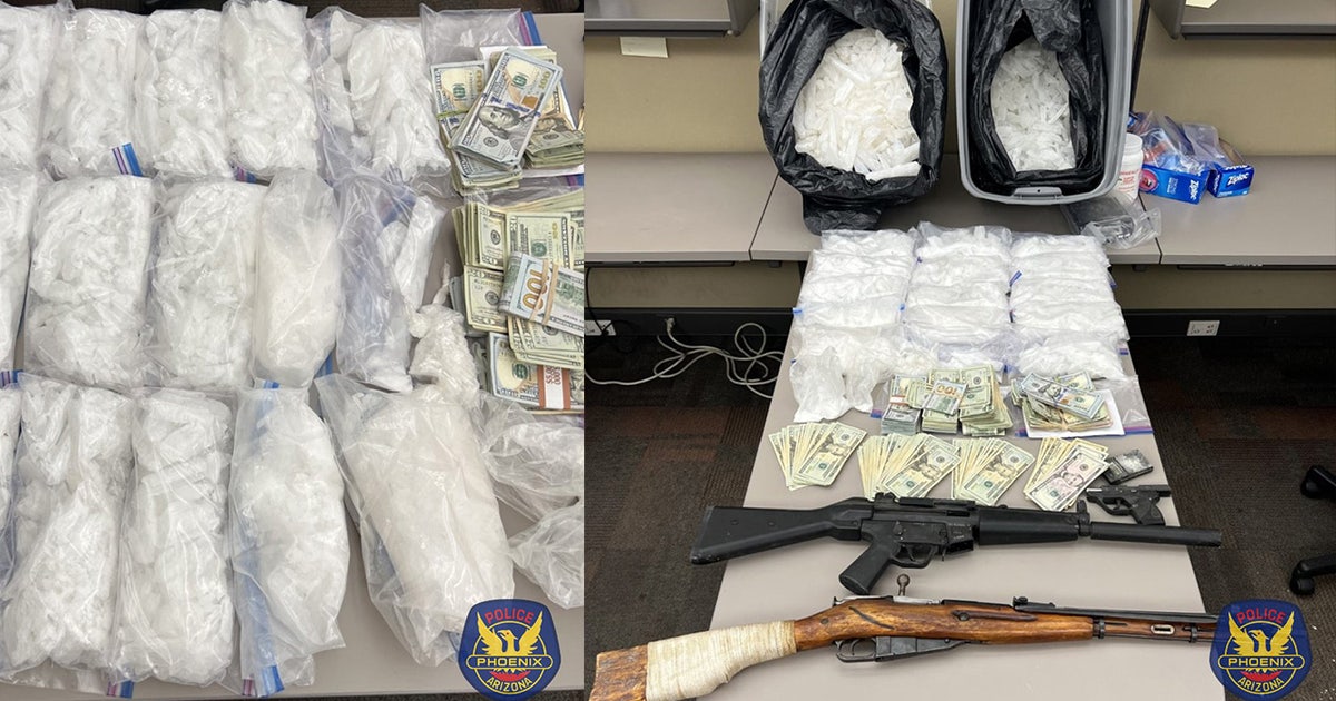 Phoenix drug bust nets more than $2 million worth of meth, guns ...