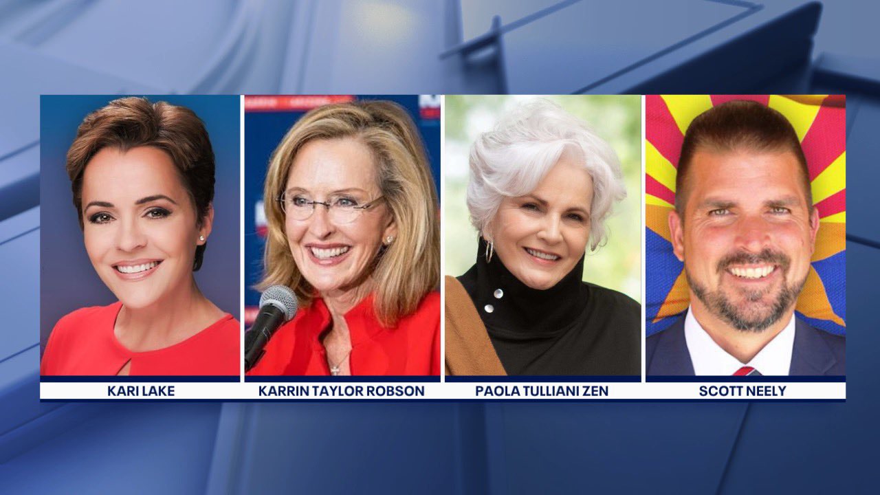 Sparks Fly As Republican Candidates For Arizona Governor Take Part In ...