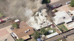 Officials: 1 person displaced following house fire in north Phoenix; investigation underway
