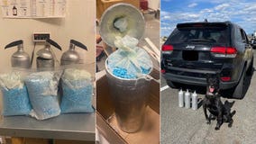 56K fentanyl pills found hidden inside fire extinguishers in Arizona; suspect arrested