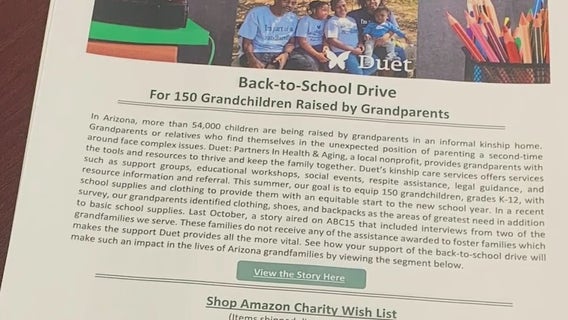 Arizona grandparents raising their grandchildren receiving much needed help from Duet