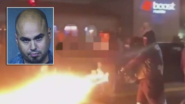 Arizona man accused of shooting flamethrower during California street takeovers
