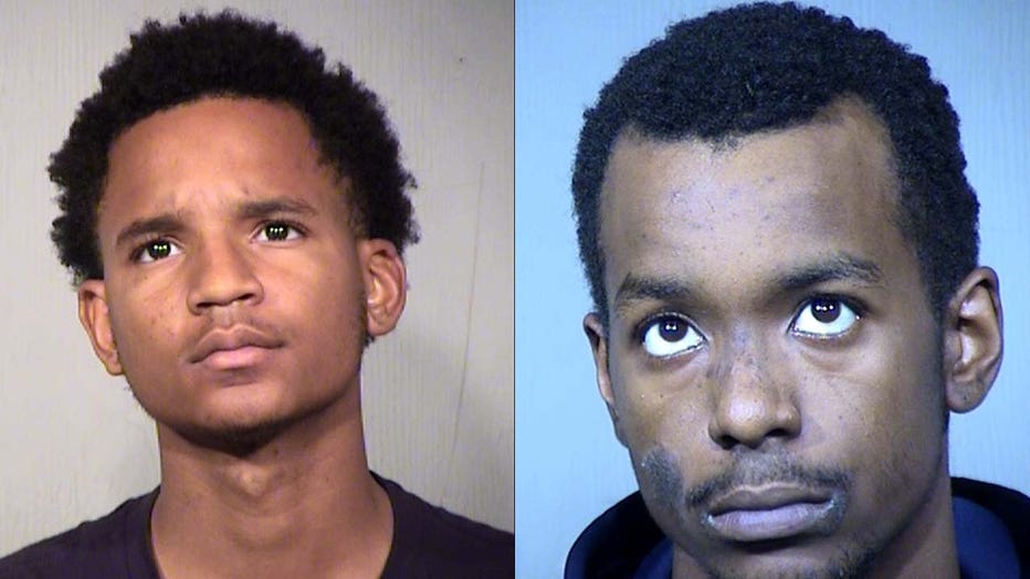 Ahmani Gordon and Aaron Ware mugshots