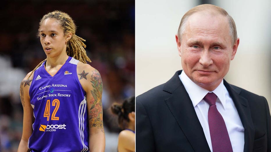 Brittney Griner_Vladimir Putin GETTY