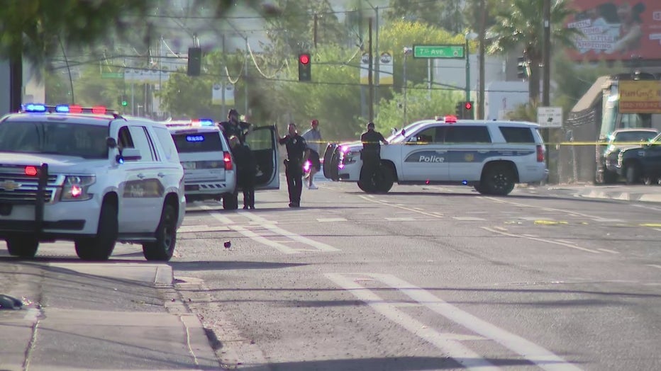 Scene of a mass shooting investigation in north Phoenix.