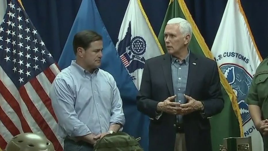 Doug Ducey and Mike Pence