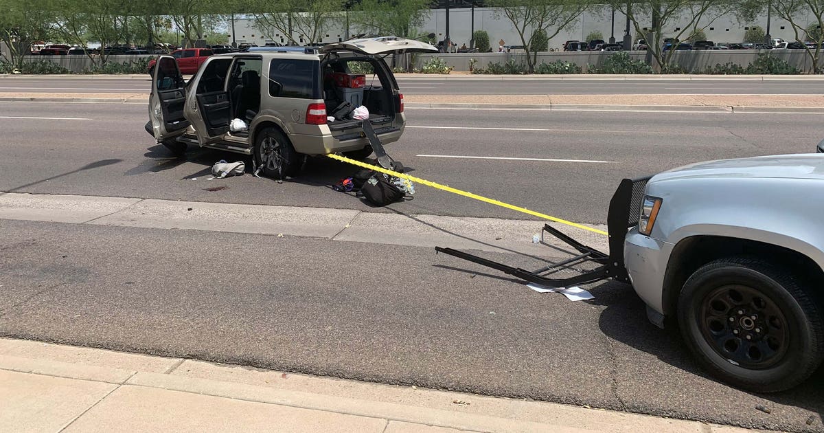 Police use grappler to stop stolen vehicle in Mesa; 4 detained, 1 ...