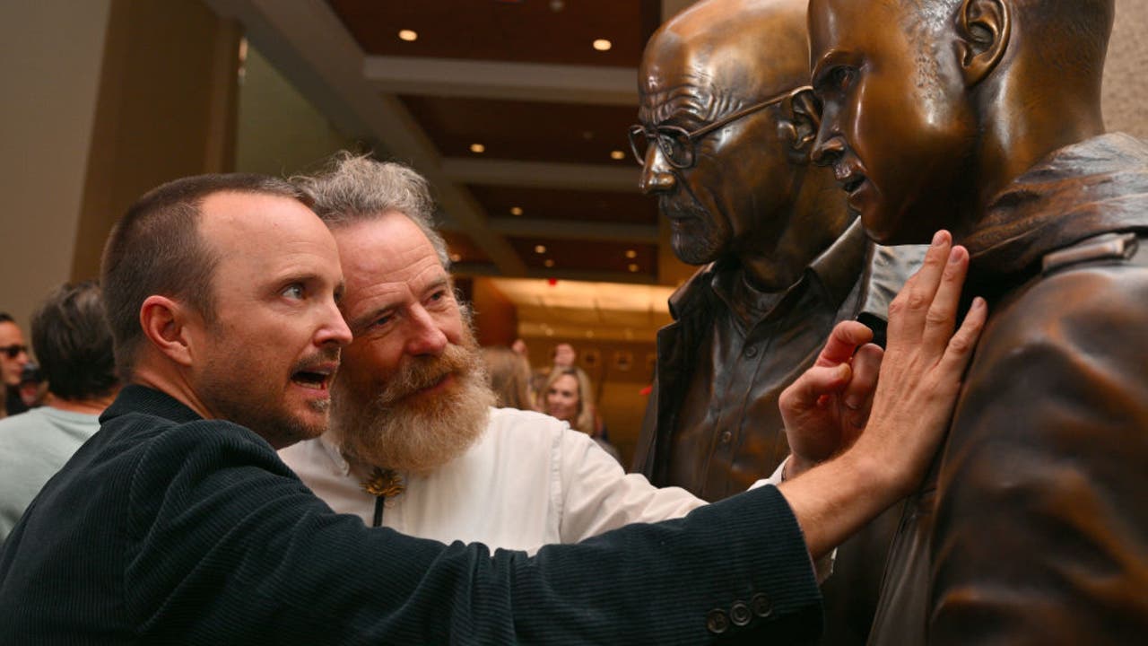 Breaking Bad' statues unveiled in Albuquerque amid state's drug crisis