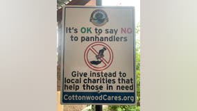 Cottonwood Police ask residents to donate to charity, not panhandlers