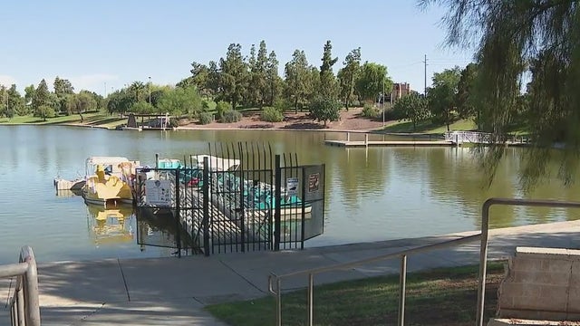 Toddler nearly drowns in Kiwanis Lake, authorities say