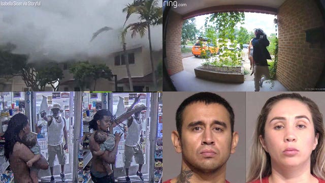 Couple followed home from a walk, major gun and drug bust, waves crash over building: this week's top stories