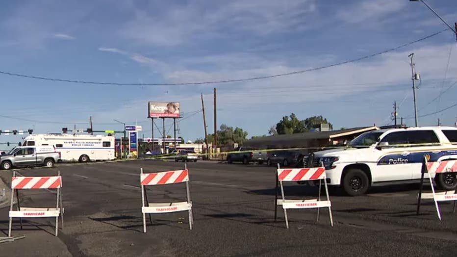 The scene of a deadly shooting on 22nd Avenue and Indian School Road.