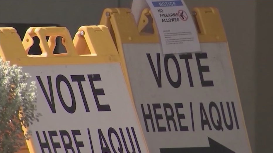 Voting sign