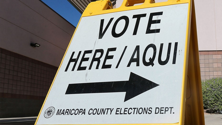 maricopa county vote here sign