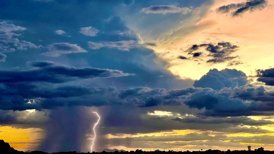 We can definitely feel mother nature's power this week, as it has definitely been a week of the monsoons. Thanks Kent Safford for sharing this photo with us.️