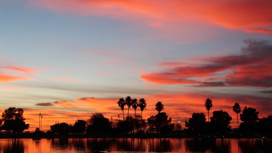 That Arizona sky is on fire! Stay cool and stay safe this weekend everyone! Thanks Corina Esquer for sharing this photo with us all!