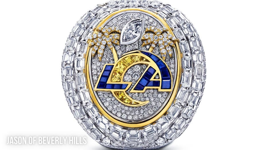 LA Rams show off massive Super Bowl LVI rings to celebrate championship run