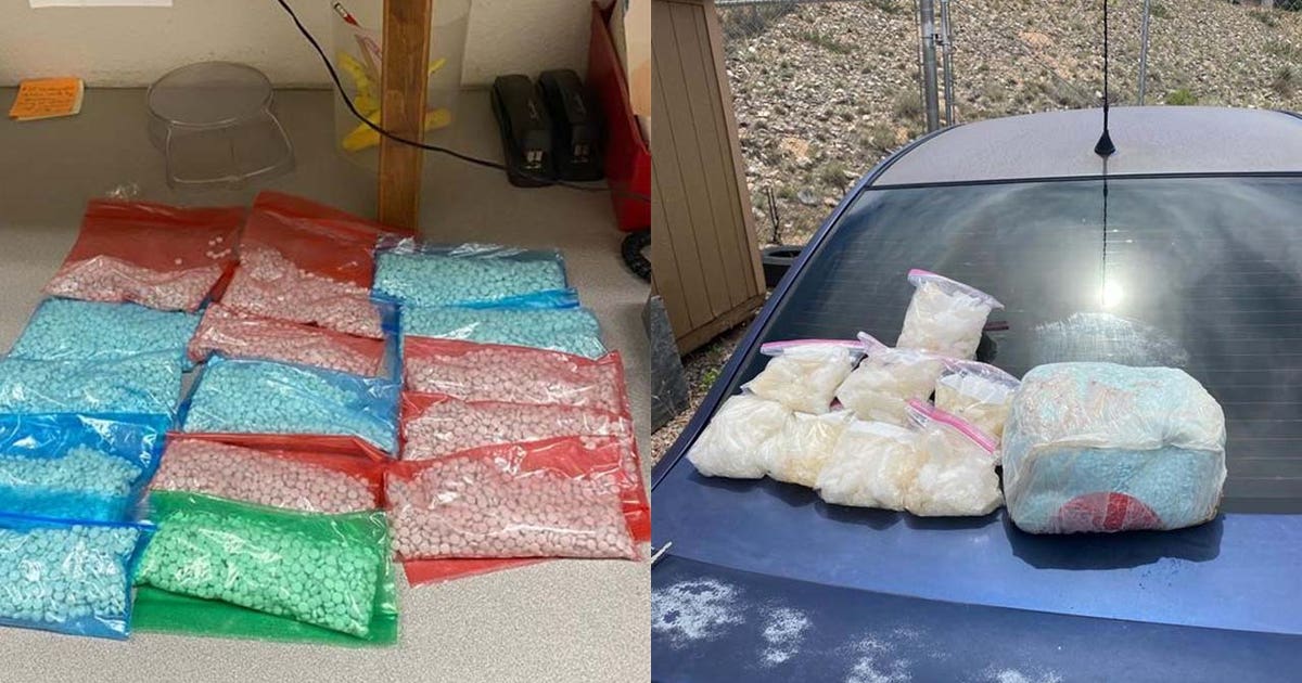 55,000 fentanyl pills, meth seized in two Yavapai County traffic stops ...
