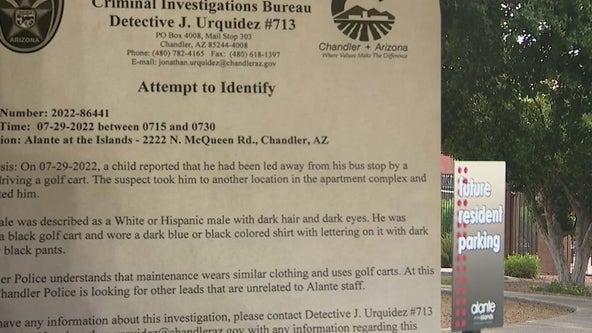 Suspect sought after boy was sexually assaulted in Chandler, police say