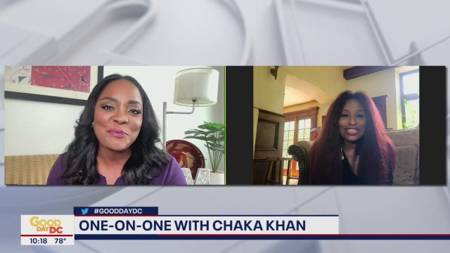 Chaka Khan talks about Kanye West and her new song 'Woman Like Me' on Good Day DC