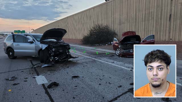 Arizona trooper rams into car on Loop 101 to stop wrong-way driver